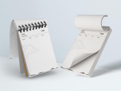 Black and White Printing Notepads