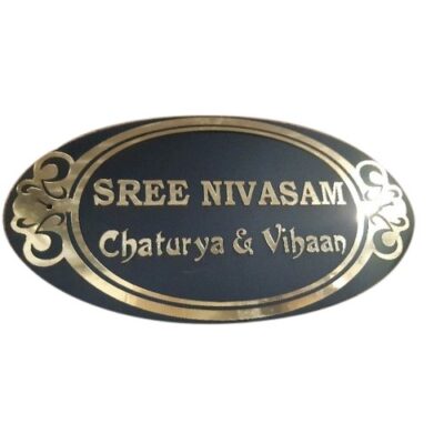 Oval Name Plates