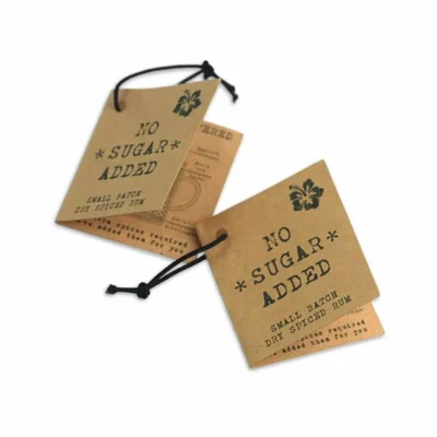 Folded Hang Tags