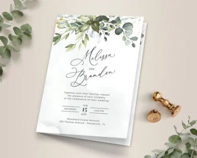 Folded Invitations