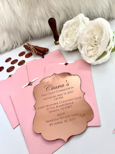 Bracket Shape Invitation