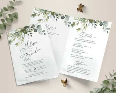 Folded Invitations