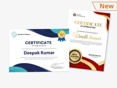 Standard Paper Certificates