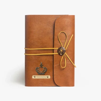 Camel Tan Leatherette Diaries