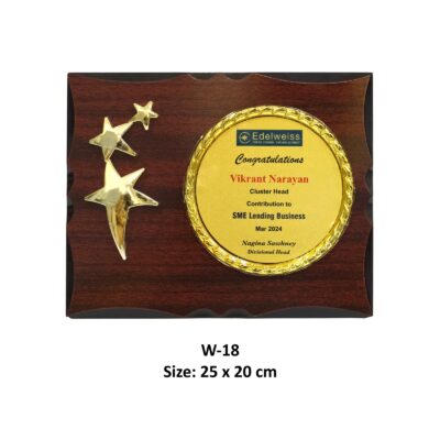 Shield Trophy Wooden – 18